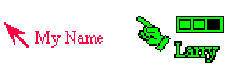 Telepointers represent remote mouse
cursors
