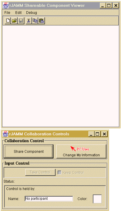 Figure 2. Startup of Notepad.