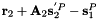 $ {\bf r}_2+{\bf A}_2{\bf s}_2^{'P}-{\bf s}_1^{P} $