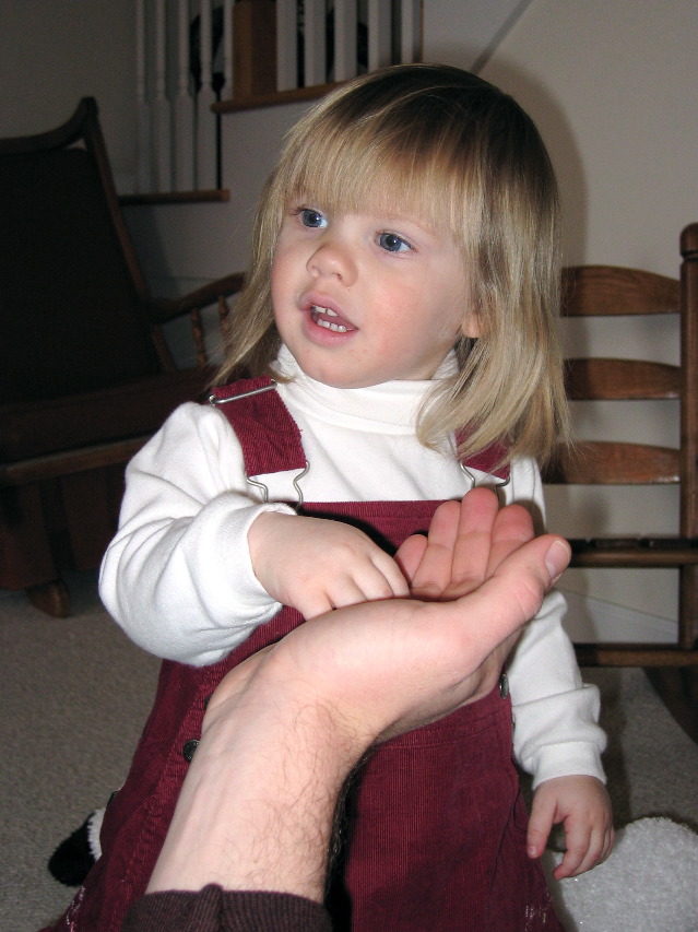 I have some cookies for you, Daddy.