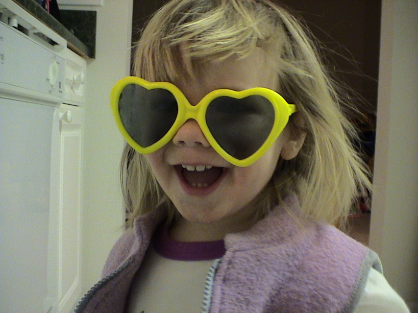 These are fun Valentine glasses!