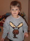 I like my new "Moose" sweatshirt.