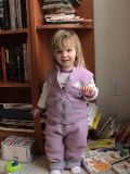I like my new outfit from Mimi & Grandpa.