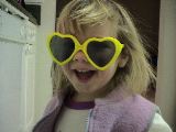 These are fun Valentine glasses!