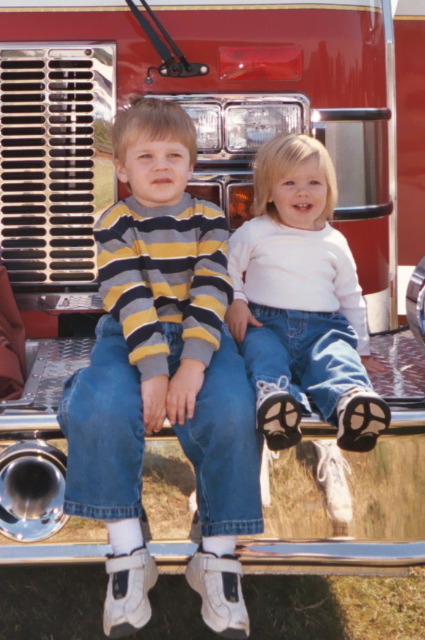 "We love fire trucks!"