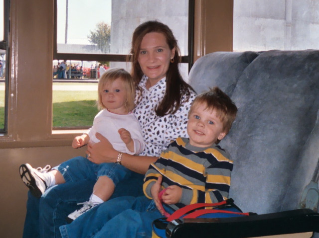 Our first train ride.