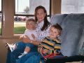 Our first train ride.