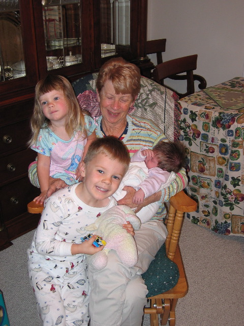 Does Granny Lou have her hands full, or what!