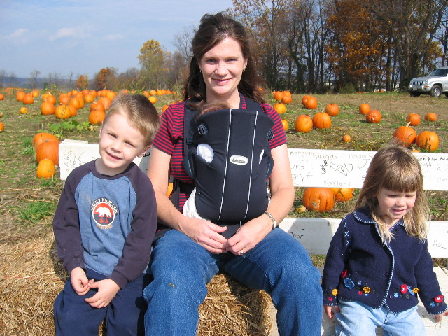 Lucy's first hayride