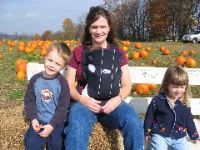 Lucy's first hayride