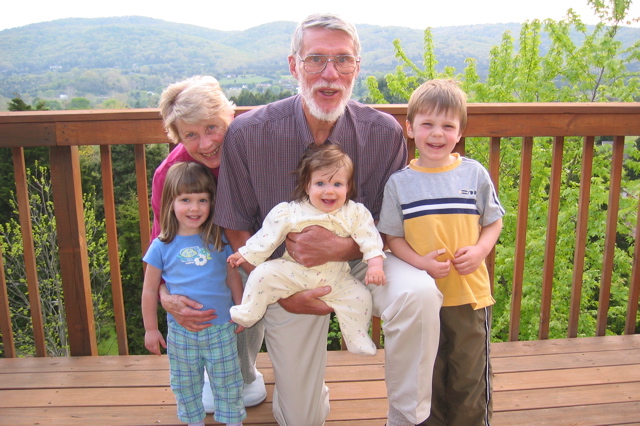 Look at the view at Grannny Lou & Papa's house!
