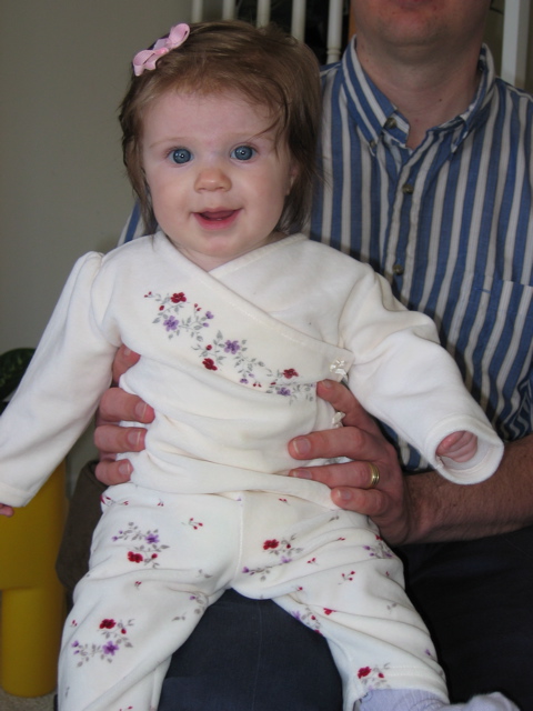 He thinks I'm cute with or without my bow.