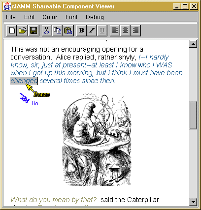 Figure 1a. Windows      PC rendering of text.